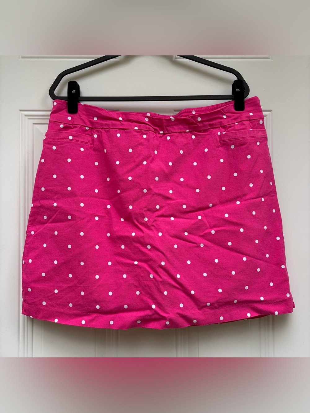 Kim Rogers Pink Polka Dot Mini Skirt